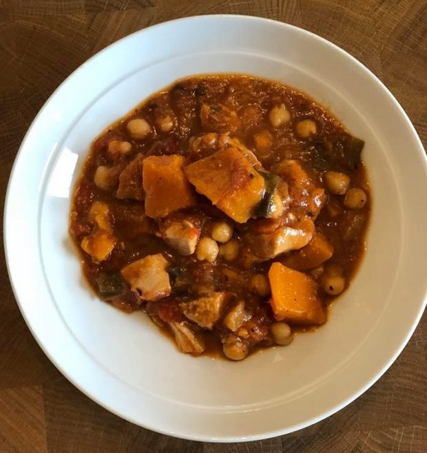 Coconut Thai Curry (with chicken and chickpeas)